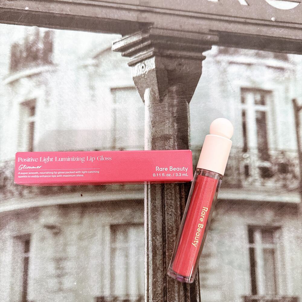 Rare Beauty Positive Light Luminizing Lip Gloss Shade Glimmer